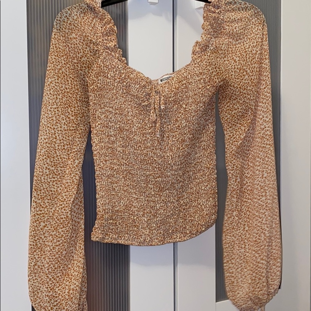 Off the shoulder floral top
